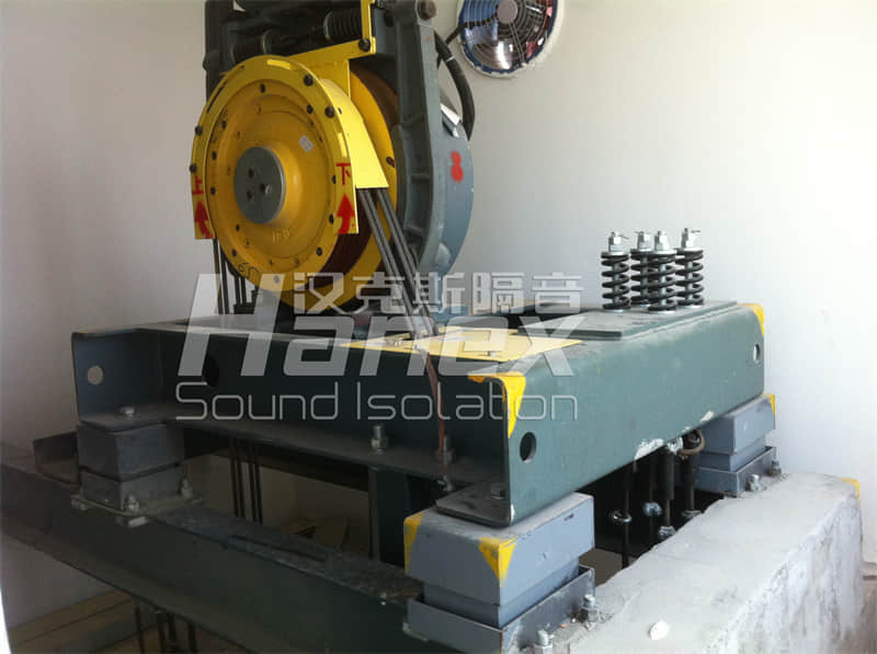 綠城德清桂花城電梯主機噪音減震降噪項目案例