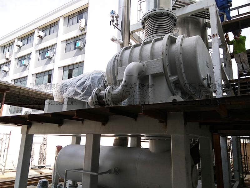 胡慶余堂MVR壓縮機噪聲治理前 胡慶余堂MVR壓縮機噪聲治理前